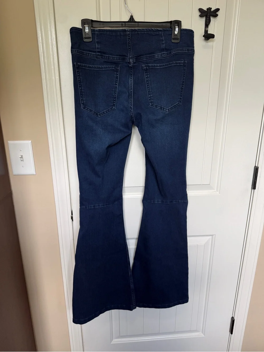 Free People Dark Blue Flare Jeans